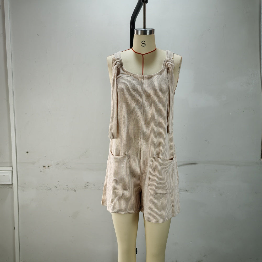 PREORDER: RERUN The Kaila Adjustable Tie Straps Romper 5.12.25