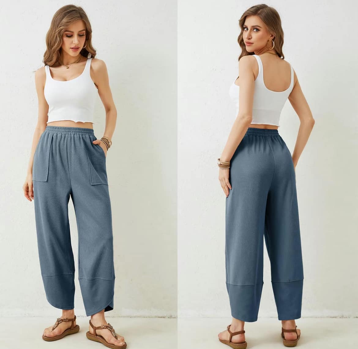 PREORDER: RERUN Harem Jersey Wide Leg Pants 5.12.25