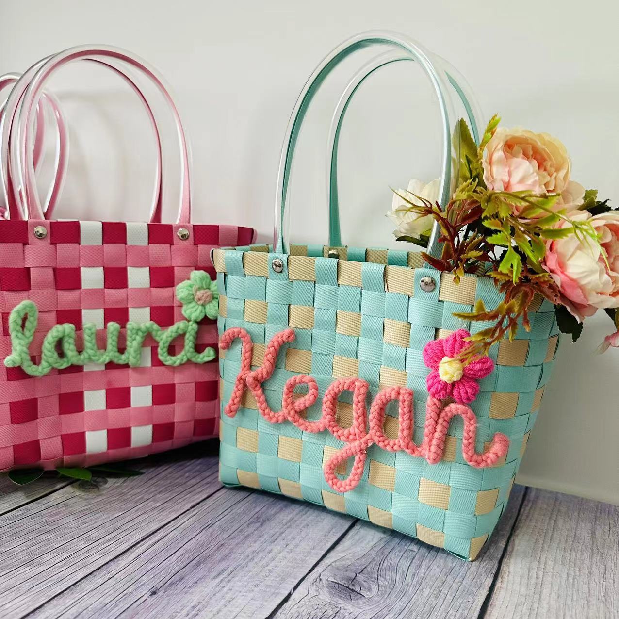 PREORDER: Custom Weaved Name Totes 5.12.25
