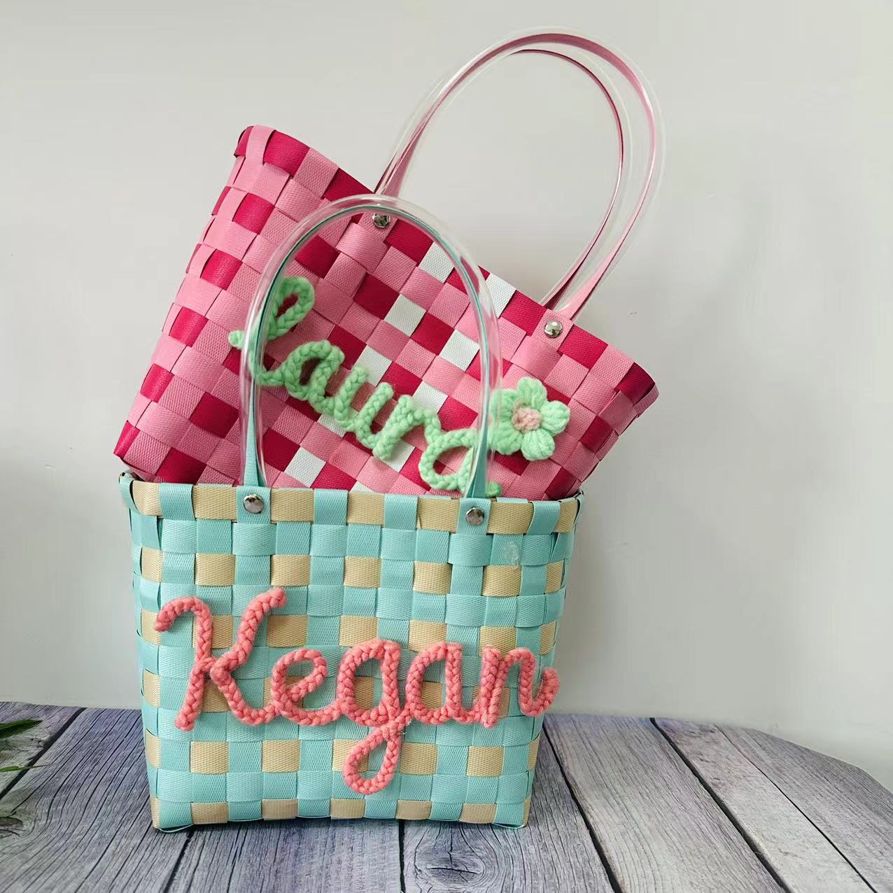 PREORDER: Custom Weaved Name Totes 5.12.25