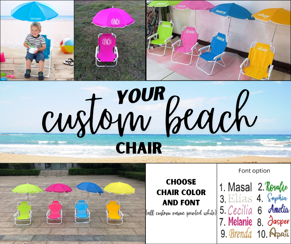 PREORDER: Your Custom Beach Chair 5.12.25