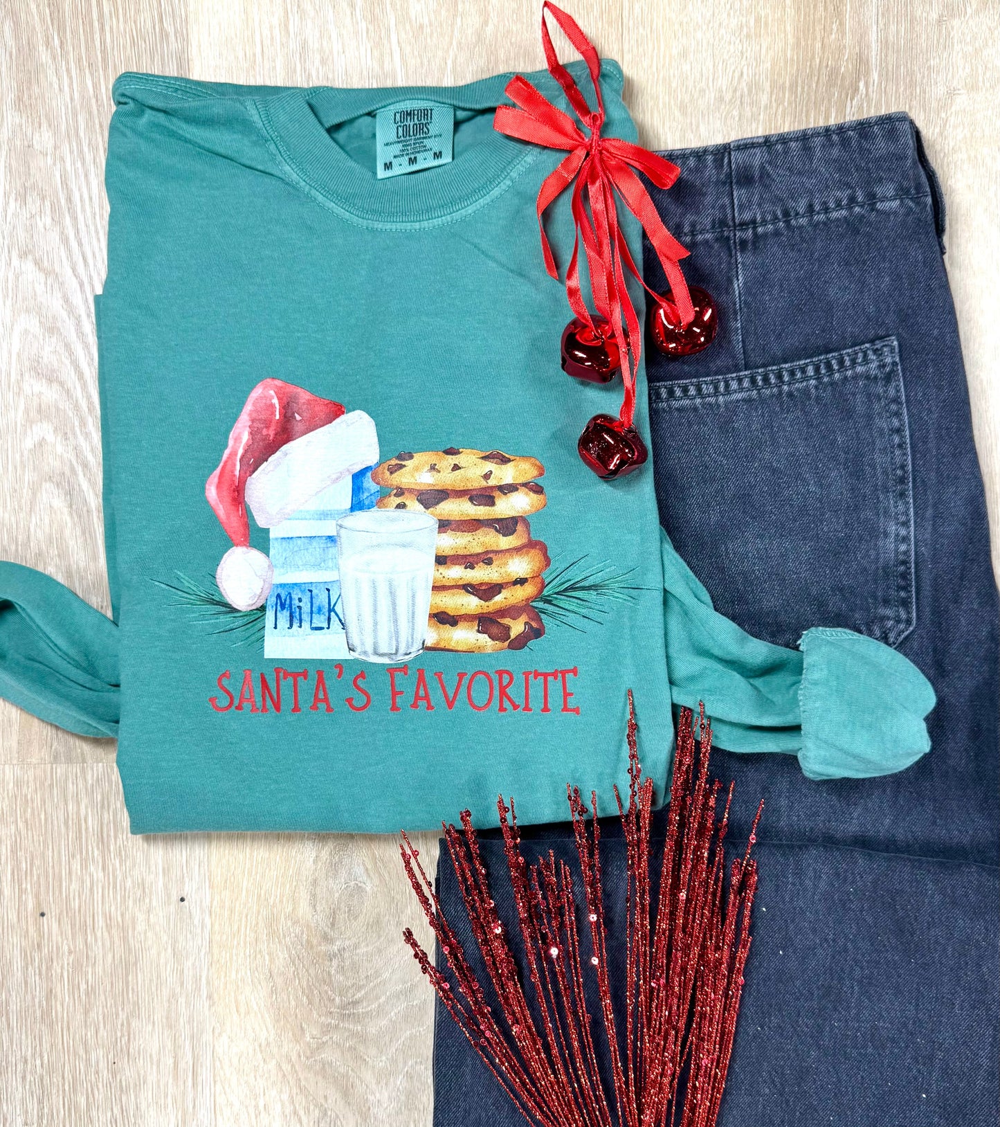 Santa's Favorite Short or Long Sleeve Graphic Tee