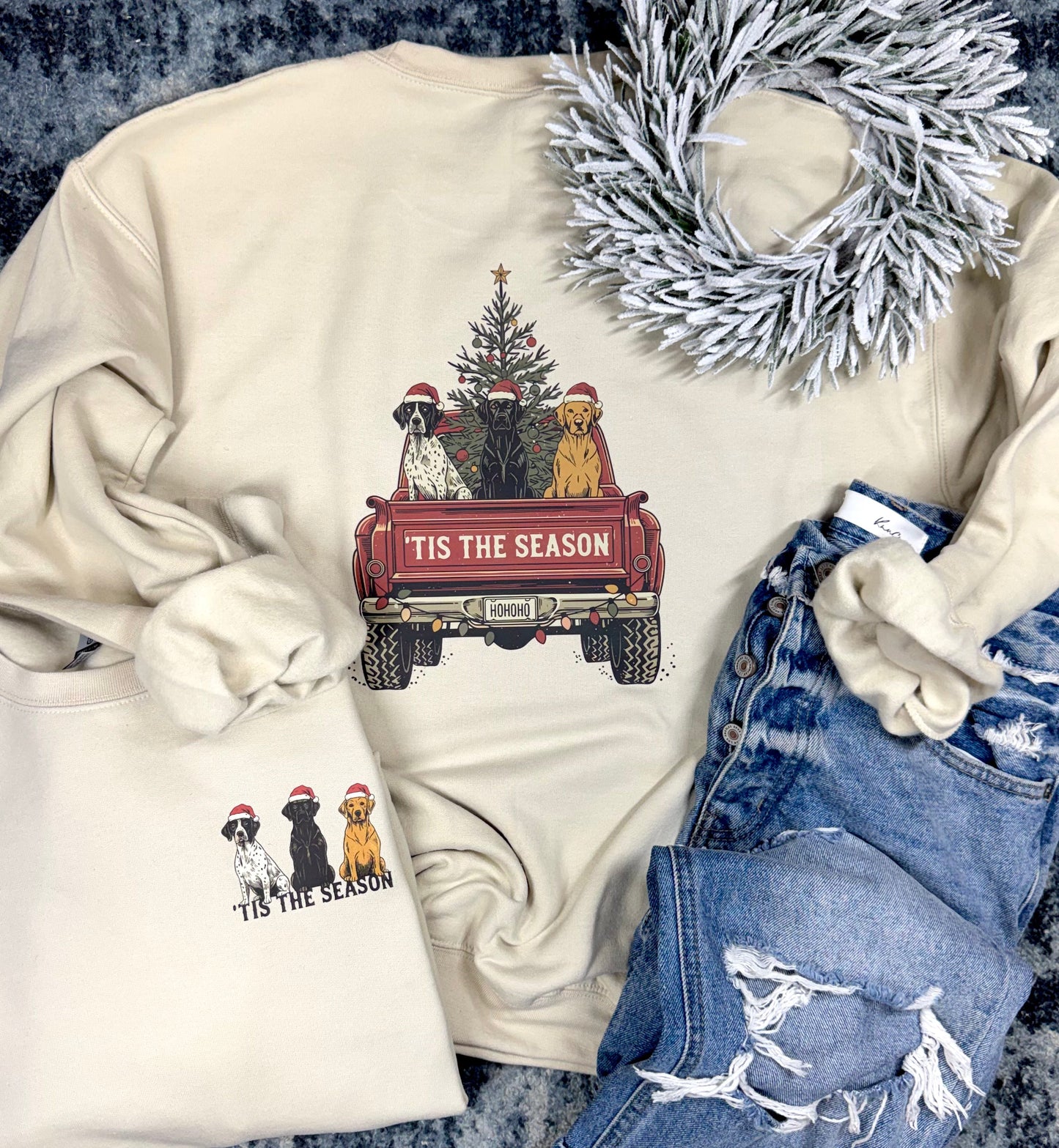 Vintage Dog Sand Sweatshirt