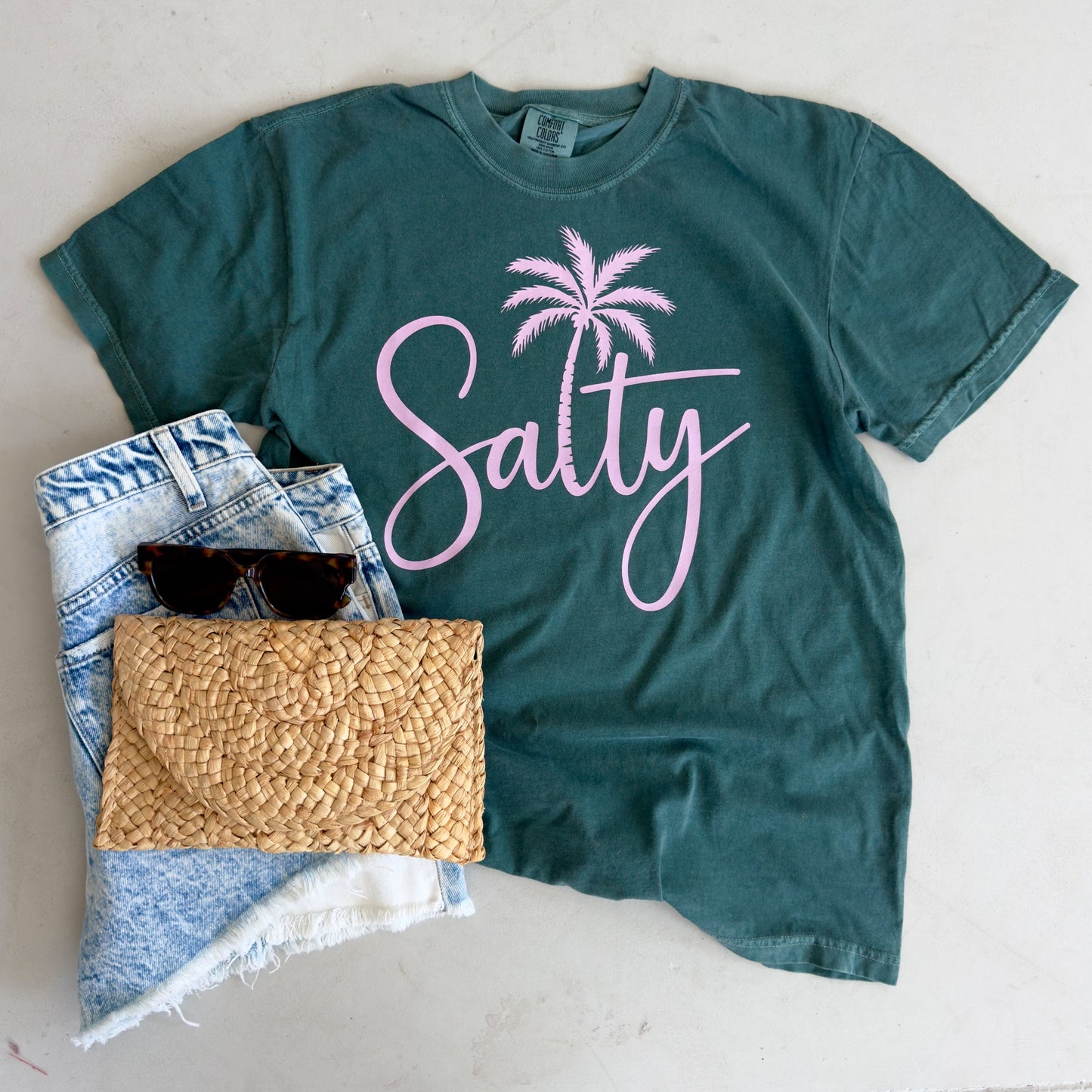 Salty Palm Tree Tee