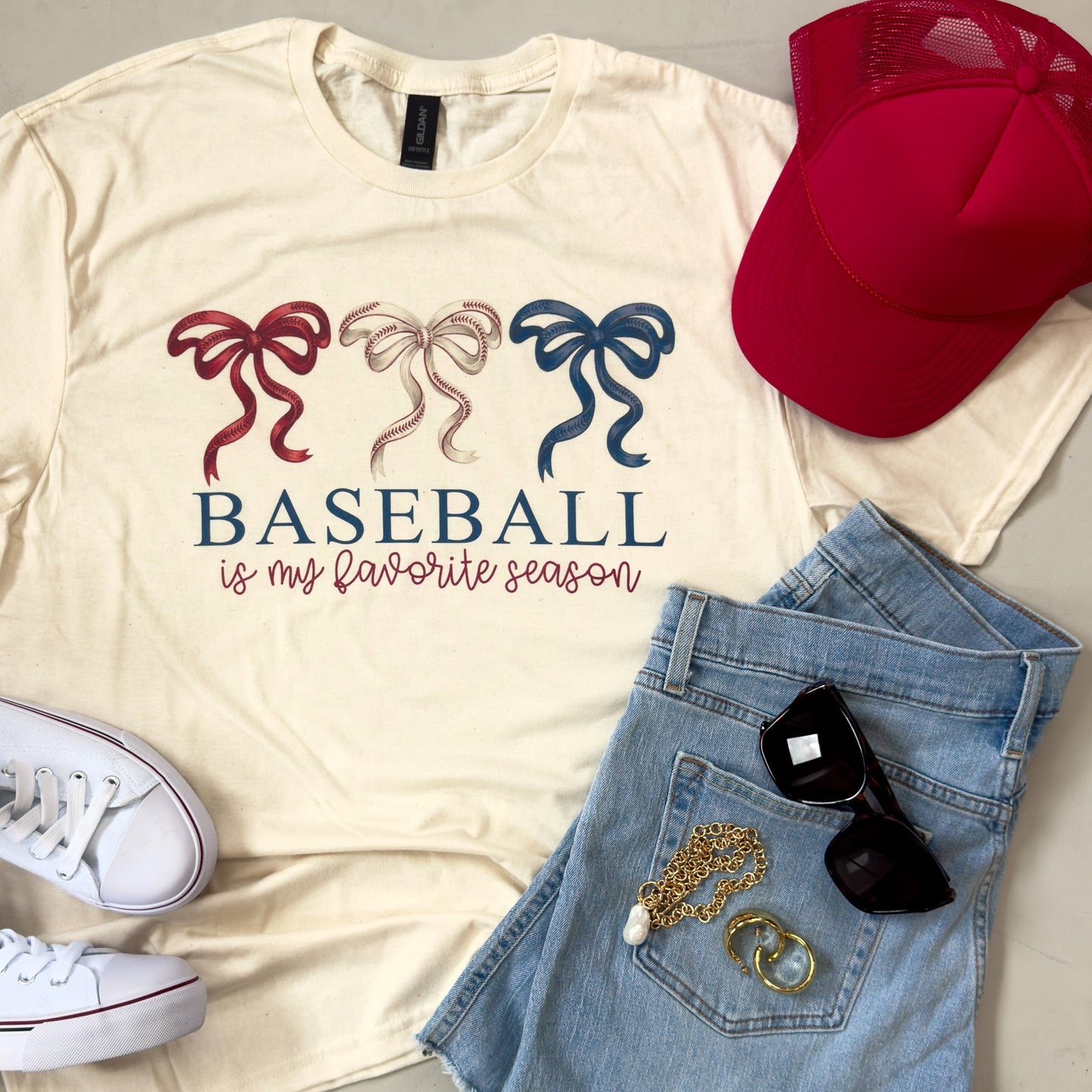 Baseball Is My Favorite Season Tee