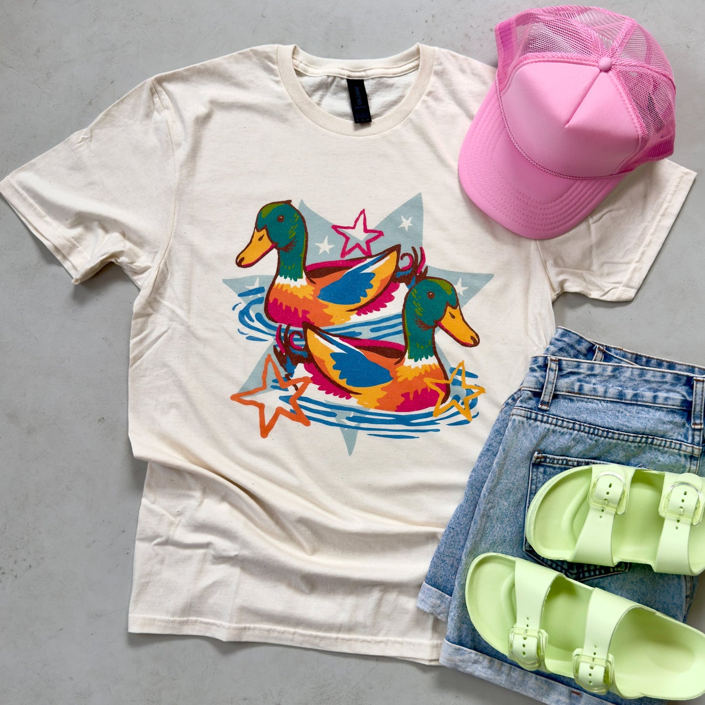 Retro Duck Graphic Tee