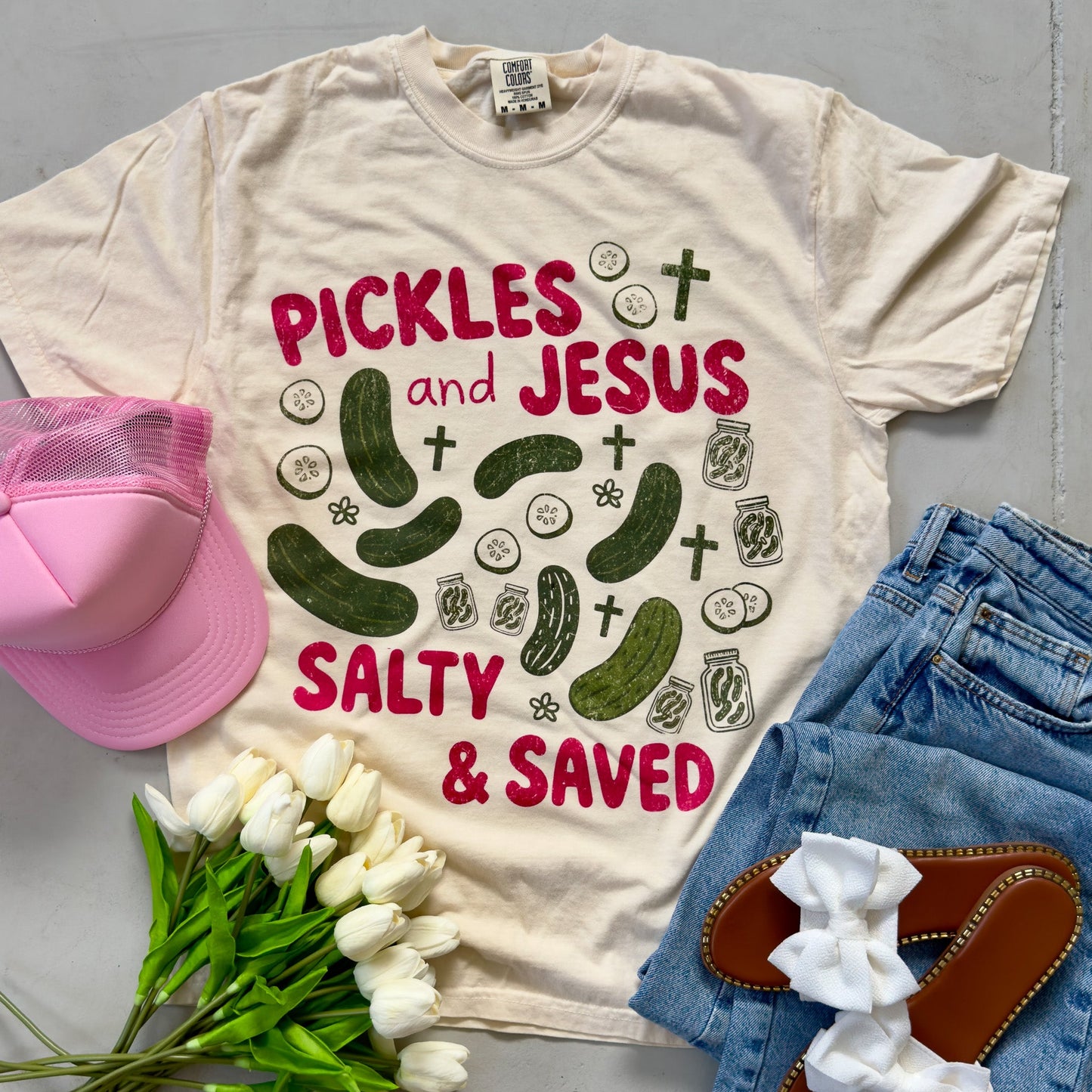 Pickles and Jesus Graphic Tee