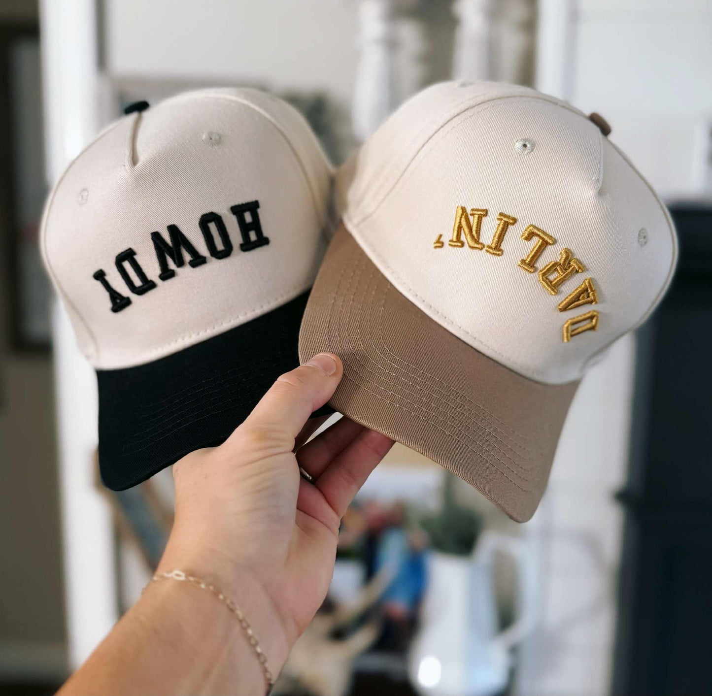 PREORDER: Upside down embroidered hat 10.6.25