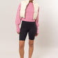 HYFVE Leather Zip Up Cropped Puffer Vest