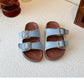 PREORDER: The Bex Double Buckle Kid Sandals 5.12.25