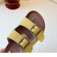 PREORDER: The Bex Double Buckle Kid Sandals 5.12.25