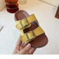 PREORDER: The Bex Double Buckle Kid Sandals 5.12.25