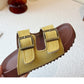 PREORDER: The Bex Double Buckle Kid Sandals 5.12.25