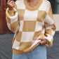 PREORDER: Cozy Checker Sweater 8.10.26