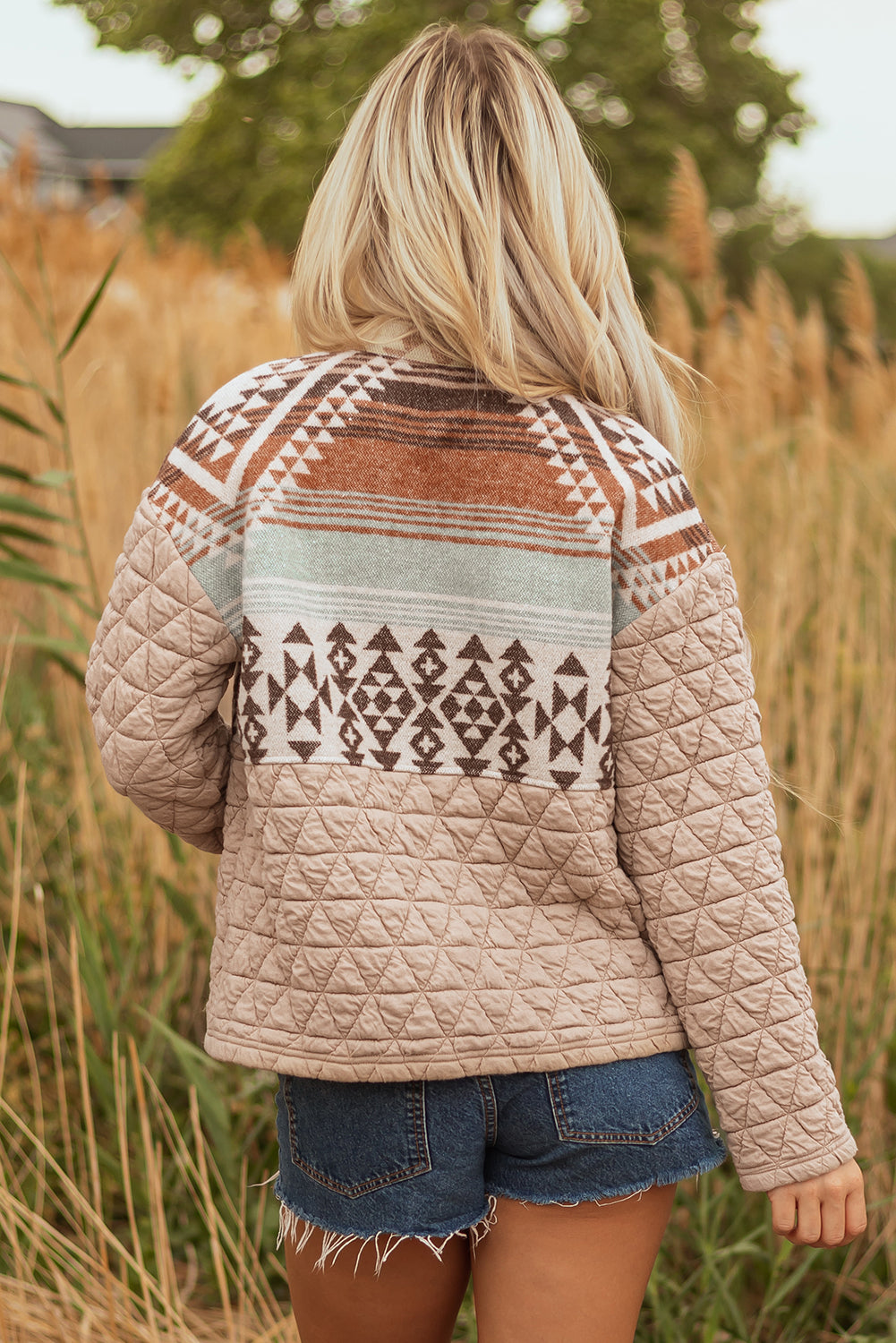 PREORDER: Rerun Aztec Quilted Design Jacket 11.24.25