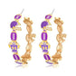 PREORDER: Game Day Hoop Earrings 7.27.26