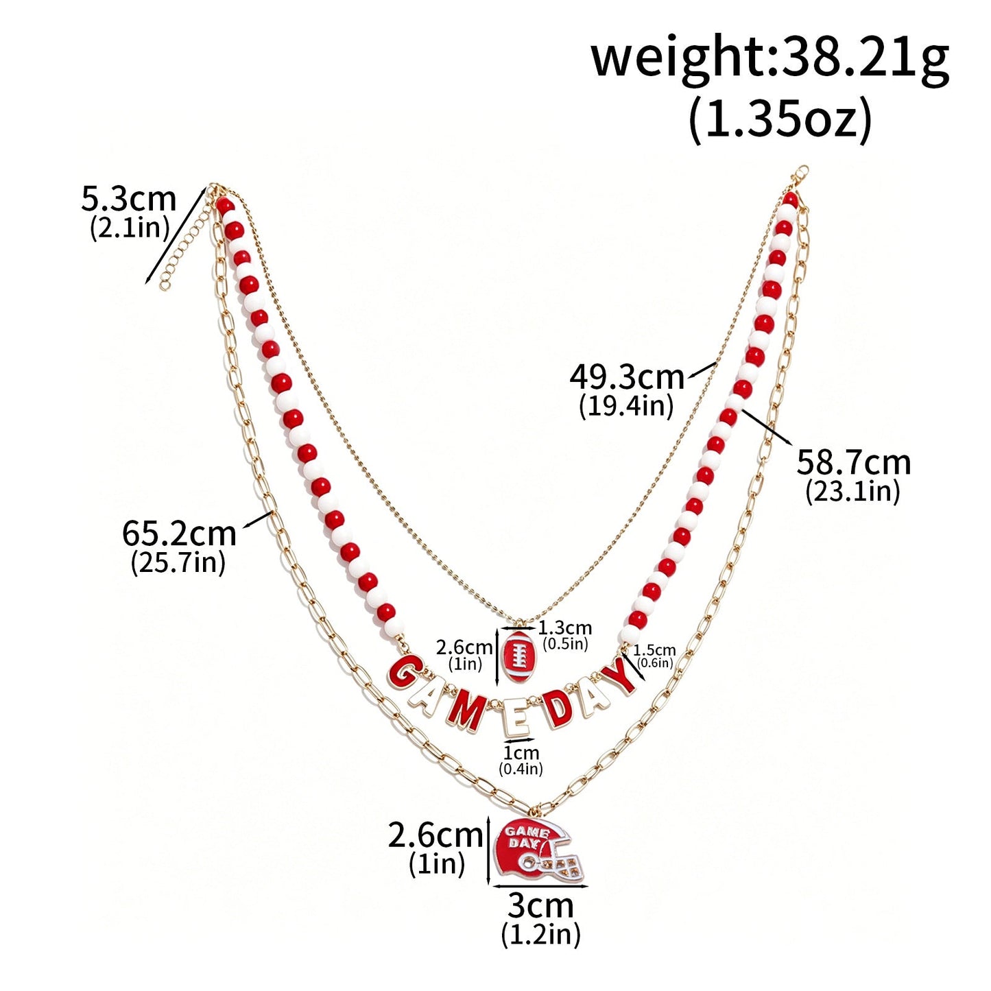 PREORDER: Game Day Layered Necklace 7.27.26