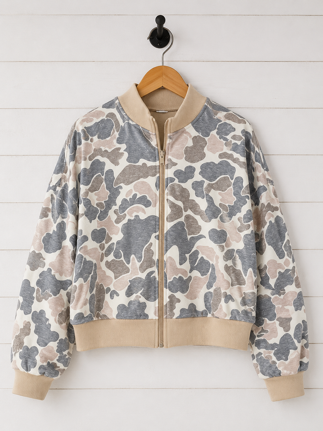 PREORDER: Camo Bomber Jacket  8.17.26