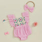 PREORDER: The Abigail Crochet & Ruffle Romper 5.12.25