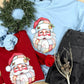 Patchwork Santa Sweatshirts