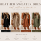 PREORDER: The Heather Sweater Dress RERUN 8.24.26