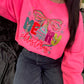 Neon Merry Christmas Tee and Graphic Sweatshirt