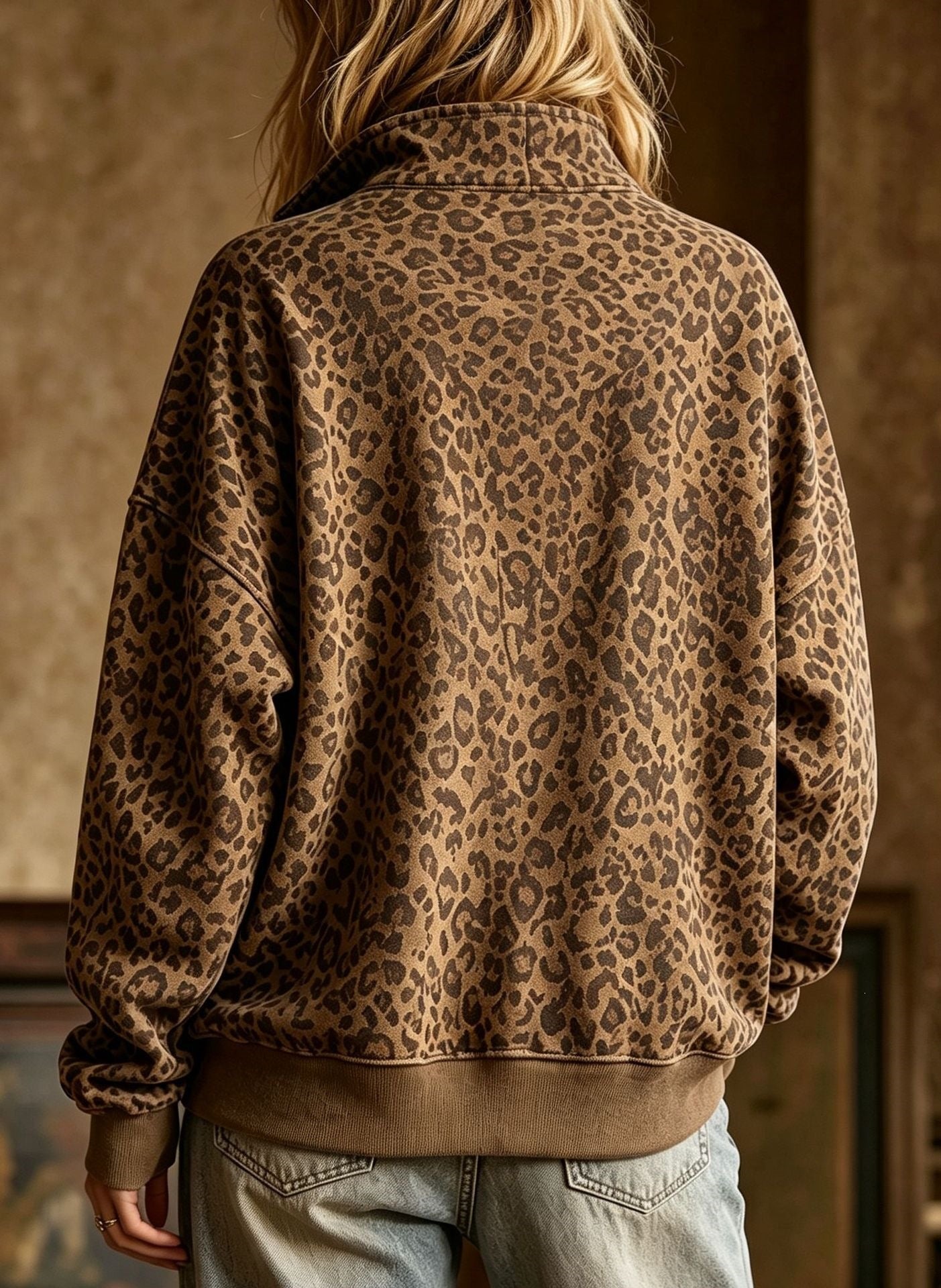 PREORDER: Leopard Rosette Top 8.10.26