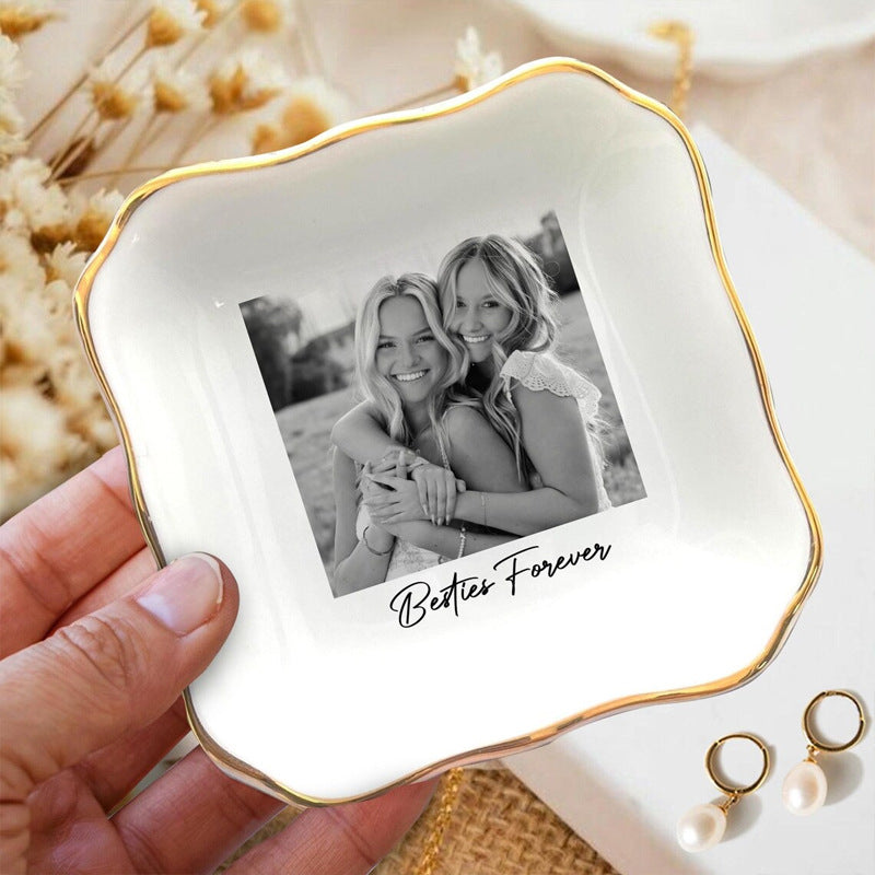 PREORDER: Cherished Moments Photo Trinket Dish (Pennant Flag Design) 7.6.26