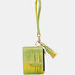Leopard Tassel Keychain with Wallet