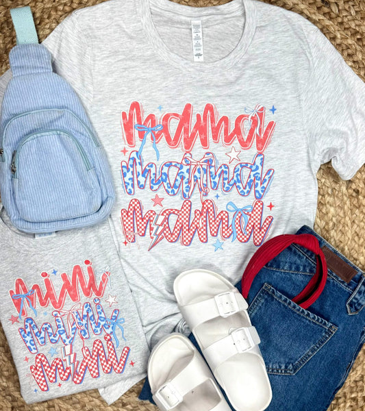 Red White Blue Mama/Mini