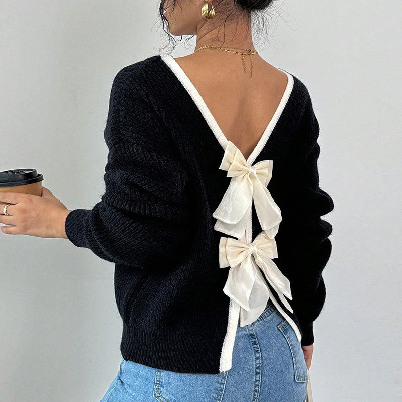 PREORDER: Dakotah Bow Sweater 10.6.25