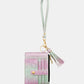 Leopard Tassel Keychain with Wallet