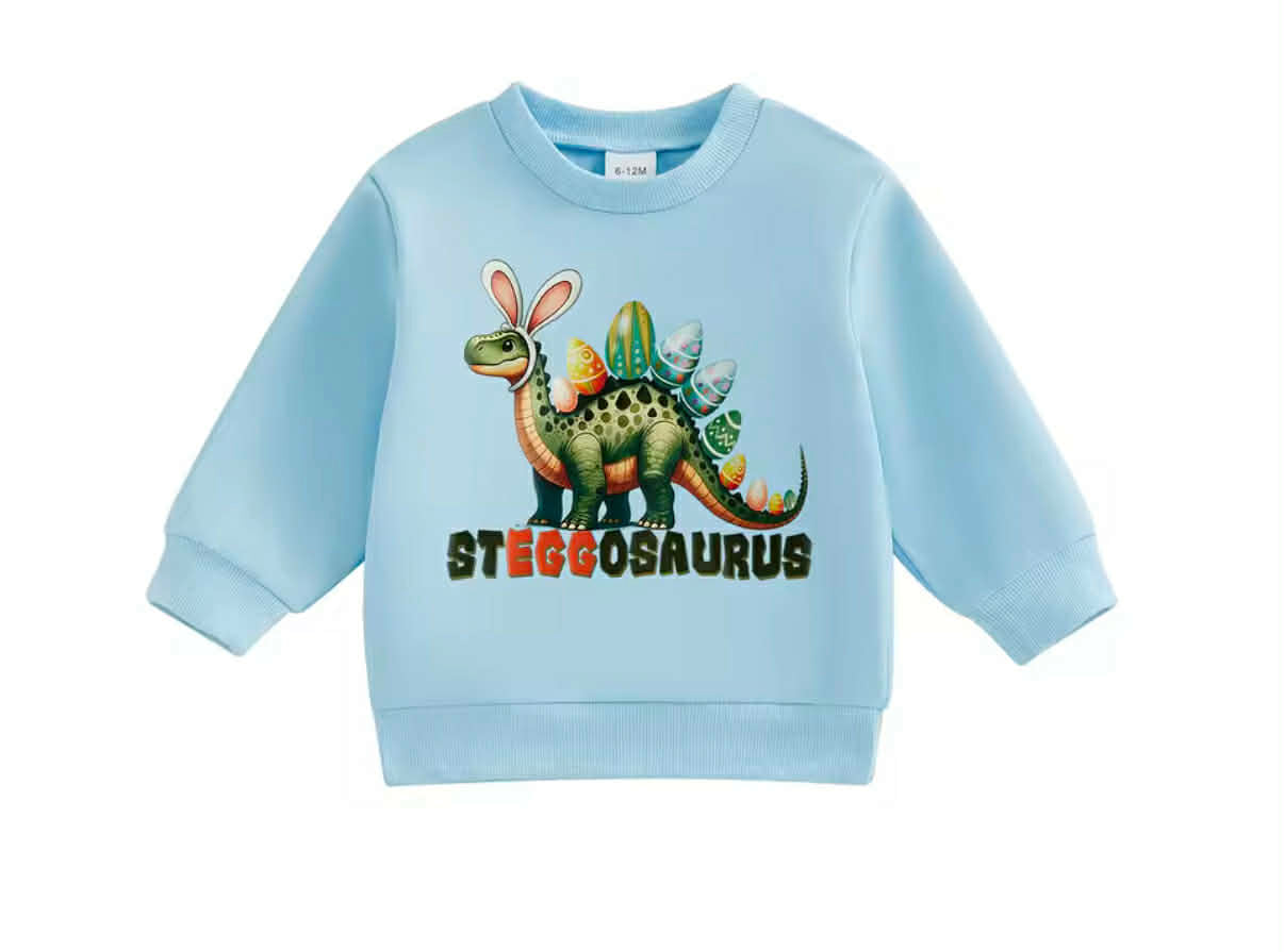 PREORDER: Boys Dino & Chick Graphic Crewnecks 2.23.26