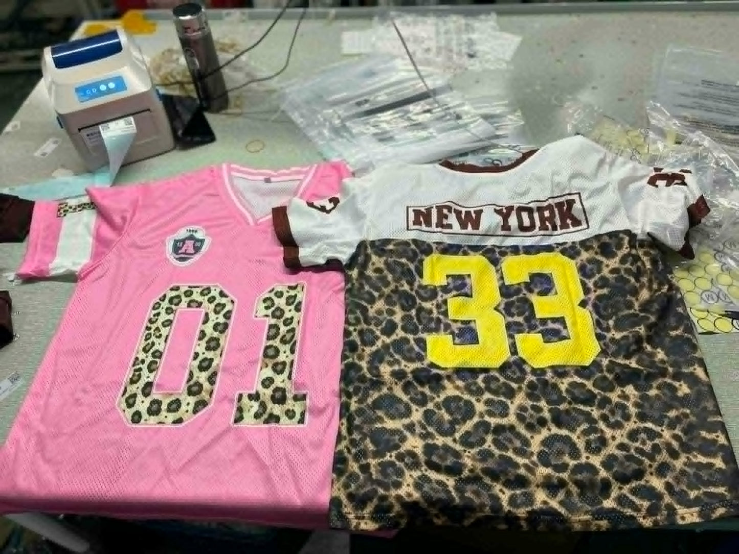 PREORDER: Custom Football Jersey (Front Logo) 7.20.26