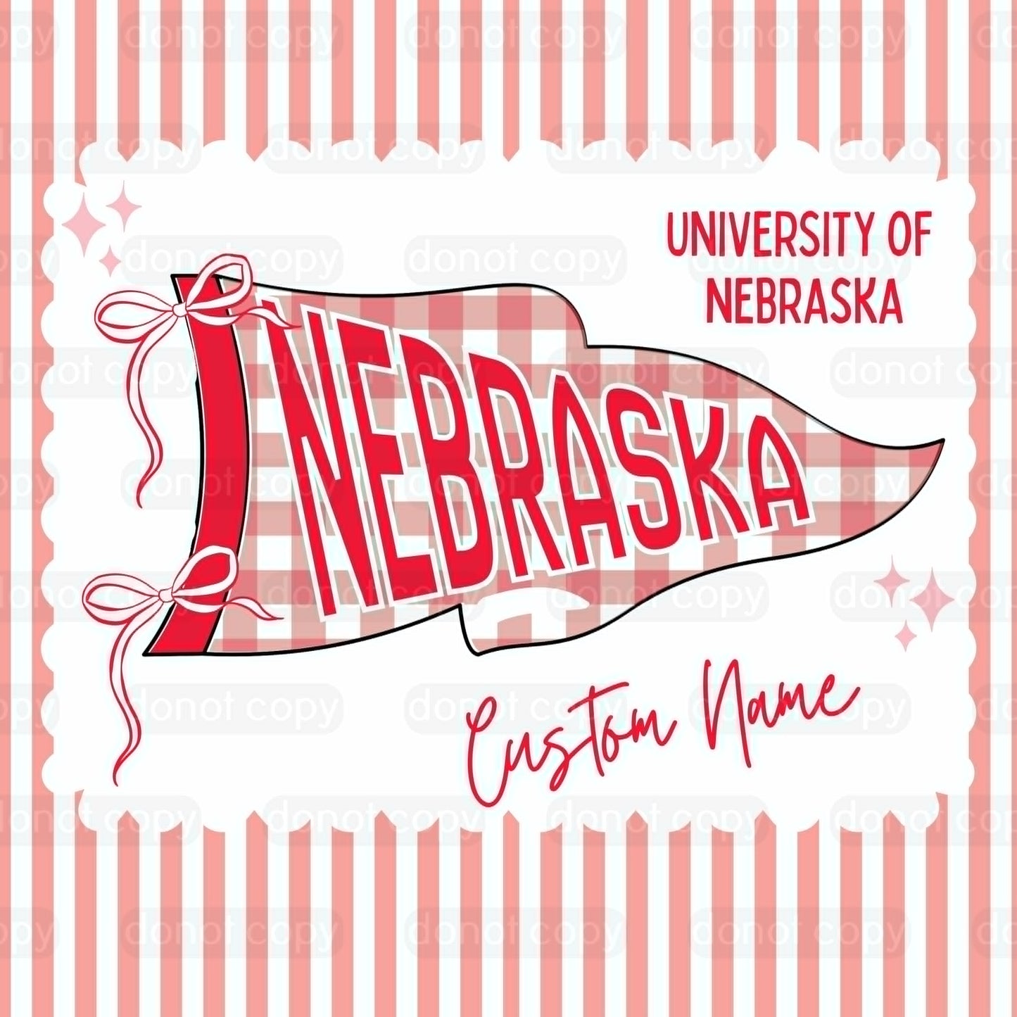 PREORDER: Custom Pennant Flag Pillowcase  7.6.26