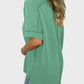Lovelet Texture V-Neck Half Sleeve T-Shirt