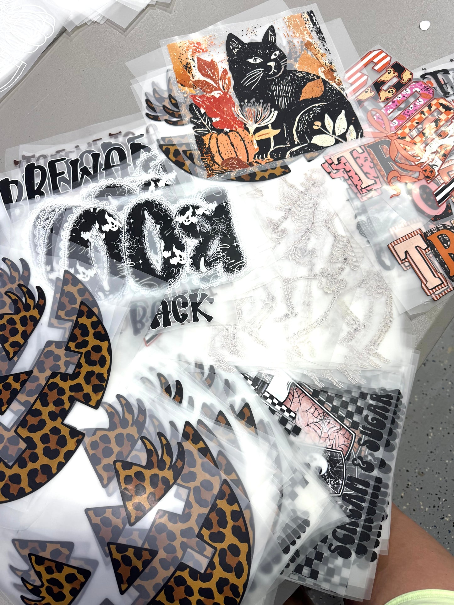 Mystery DTF prints- fall or halloween