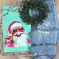 Pink Bubble Santa Short or Long Sleeve Graphic Tee