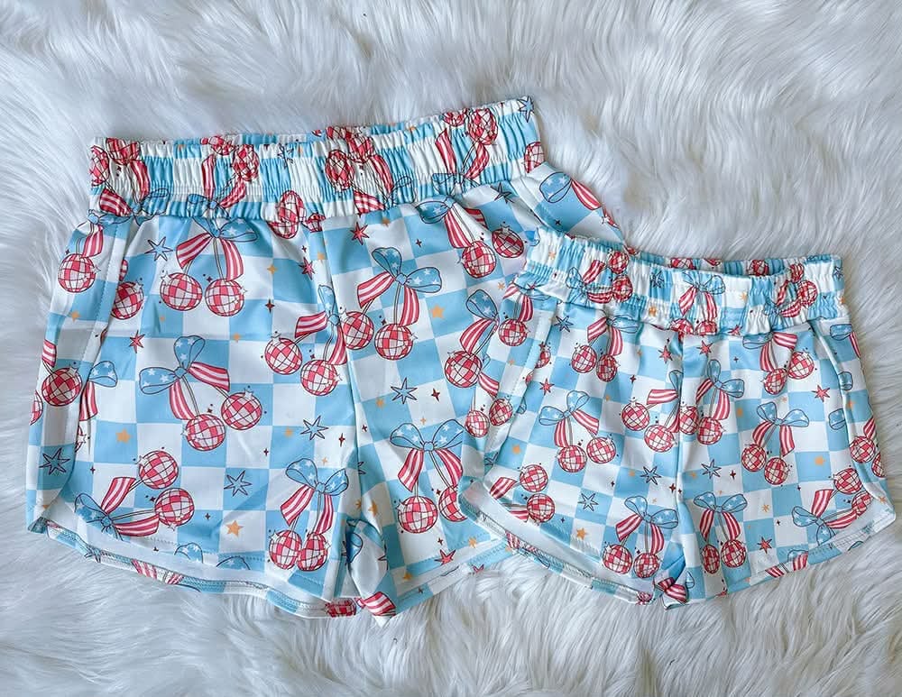 PREORDER: High Waisted Summer Shorts (Kids + Adults) 3.23.26