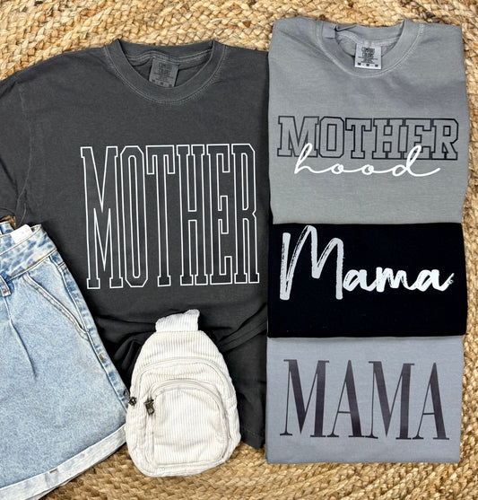 Mama Muted Graphic Tees