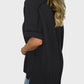 Lovelet Texture V-Neck Half Sleeve T-Shirt