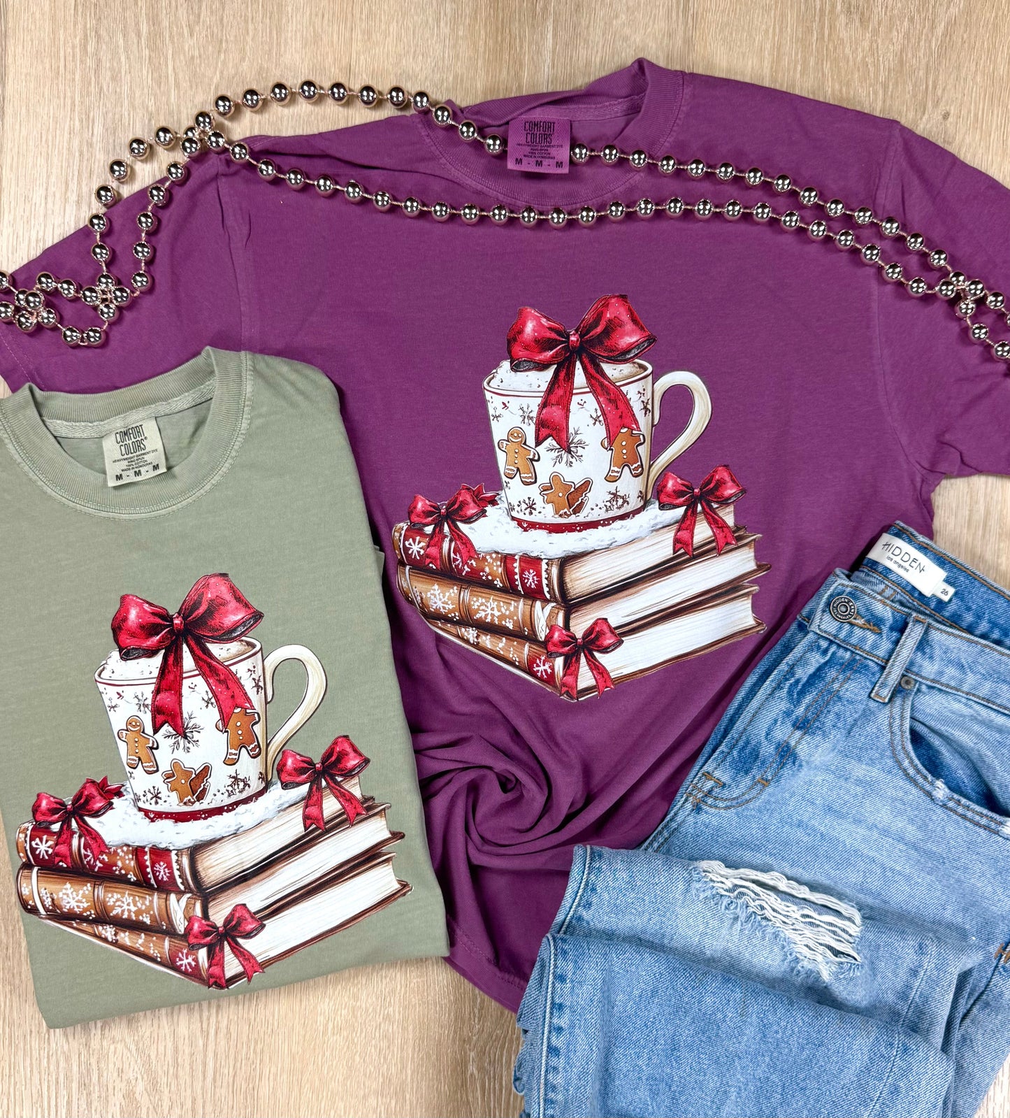 Gingerbooks Short or Long Sleeve Graphic Tees