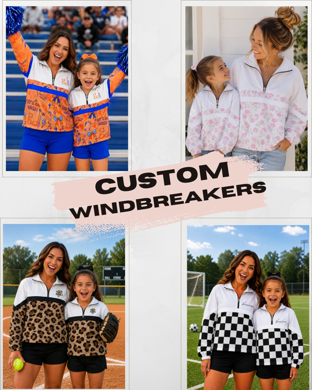 PREORDER: Customer Designed Mommy & Me Windbreaker RERUN 6.15.26
