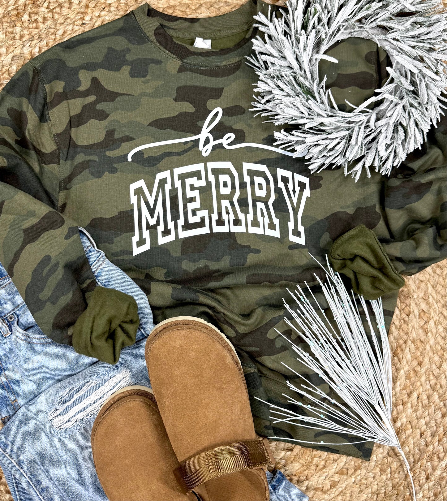 Camo Be Merry Sweatshirt