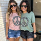 Floral Peace Graphic Tees
