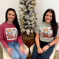 Distressed Santa Nutcracker Short or Long Sleeve Graphic Tees