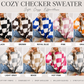 PREORDER: Cozy Checker Sweater 8.10.26