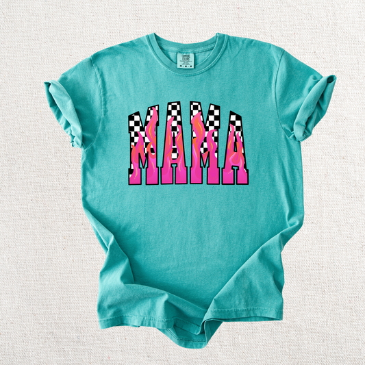 Pink Flame Mama Graphic Tee