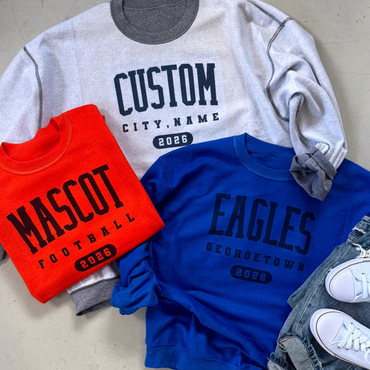 Custom Inside Out Mascot Sweatshirt