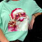 Pink Bubble Santa Short or Long Sleeve Graphic Tee